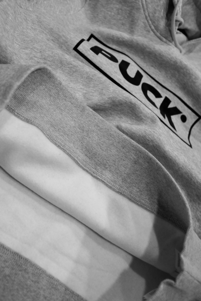 PUCK HOODIE BOX grau