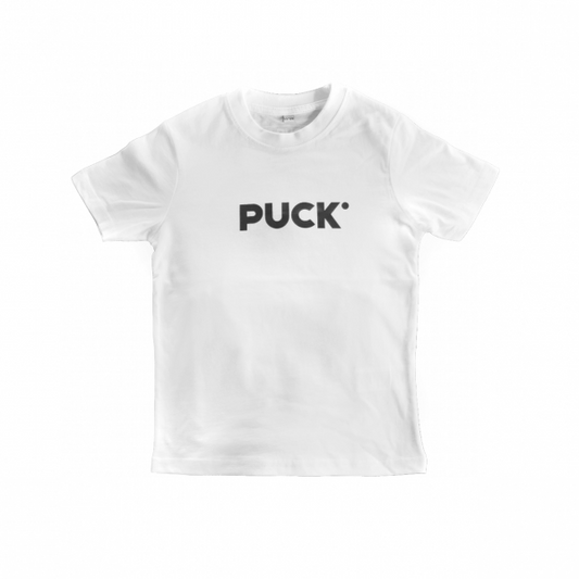 PUCK T-SHIRT Logo white