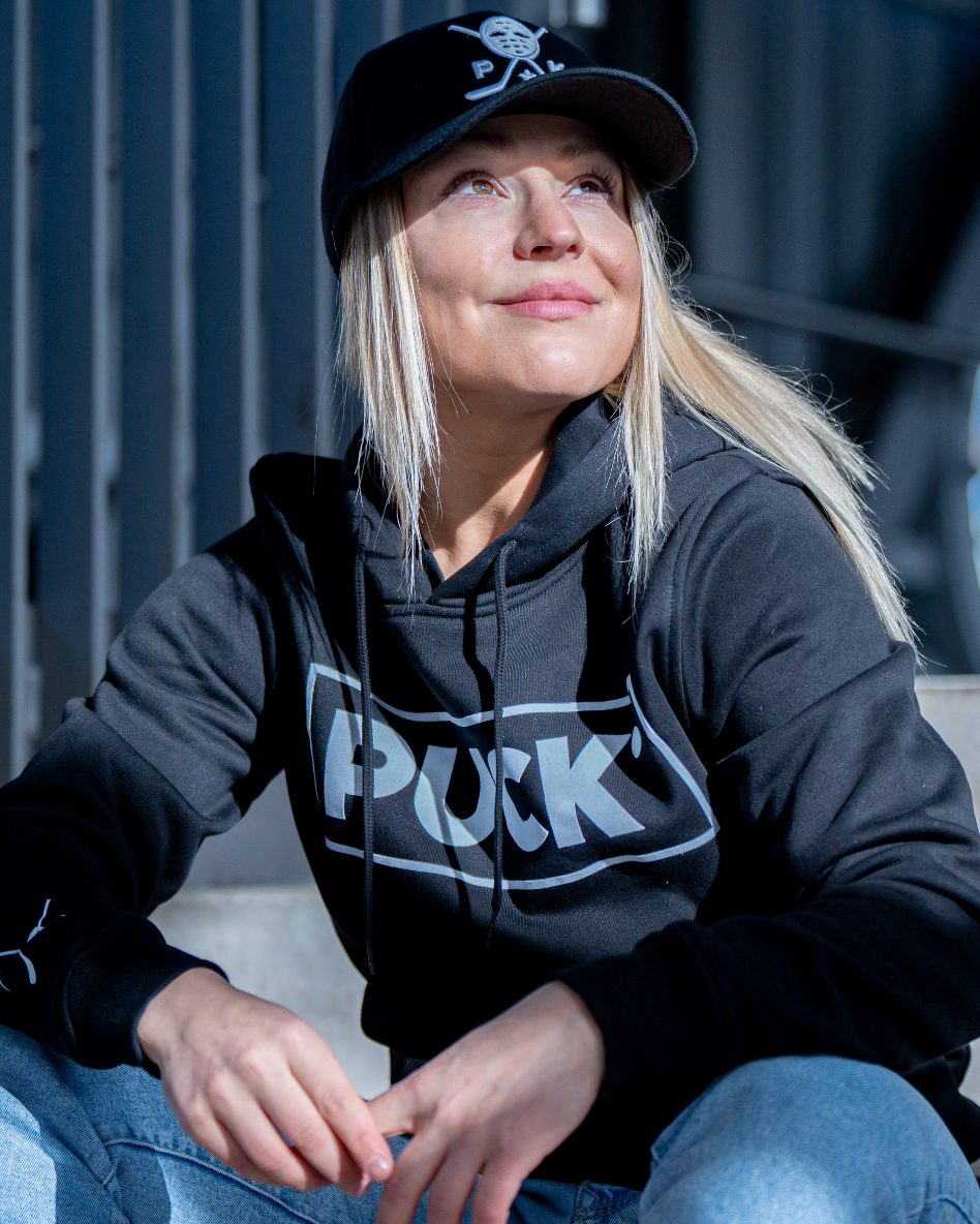 PUCK HOODIE BOX schwarz