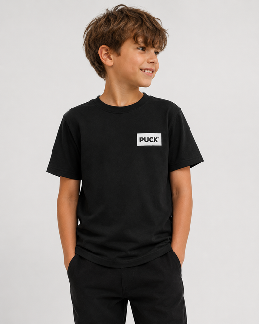 PUCK KIDS T-SHIRT Square Logo black